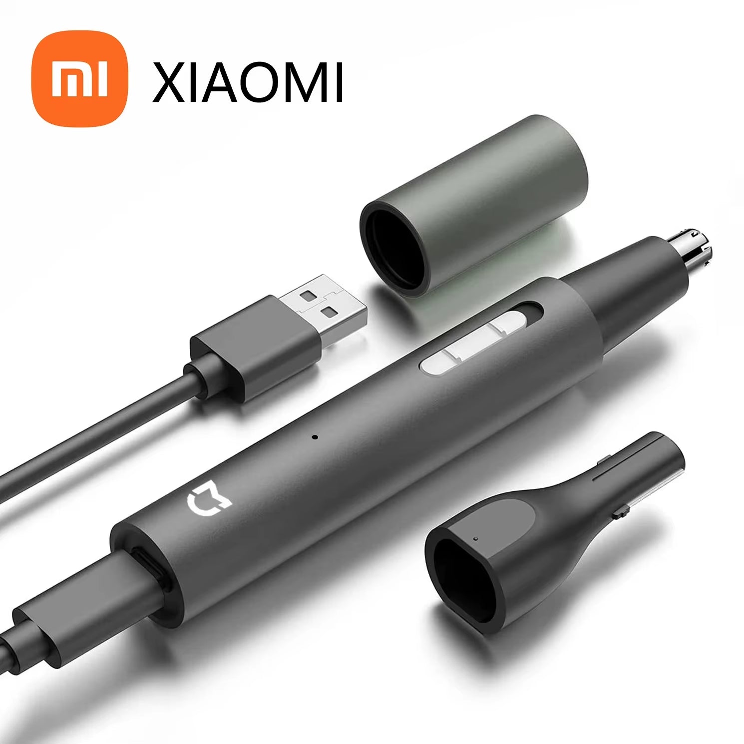 Xiaomi  Electric Nose Ear Hair Trimmer for Men Painless Rechargeable Sideburns Eyebrows Beard 3 in 1 Hair Clipper Shaver